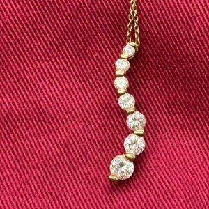 Swarovski Sterling Crystal Journey Necklace